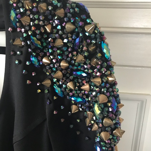 V & K Studio Women’s Black Dress With Studs Size L - Picture 8 of 8